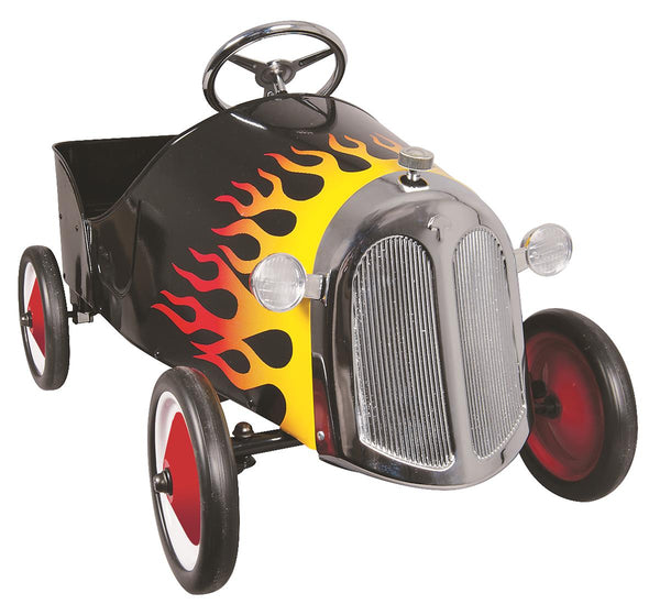 Black Flamed Hot Rod Pedal Car 9705 – The General Store Spokane