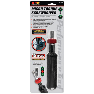 Performance Tool Micro Torque Screwdriver