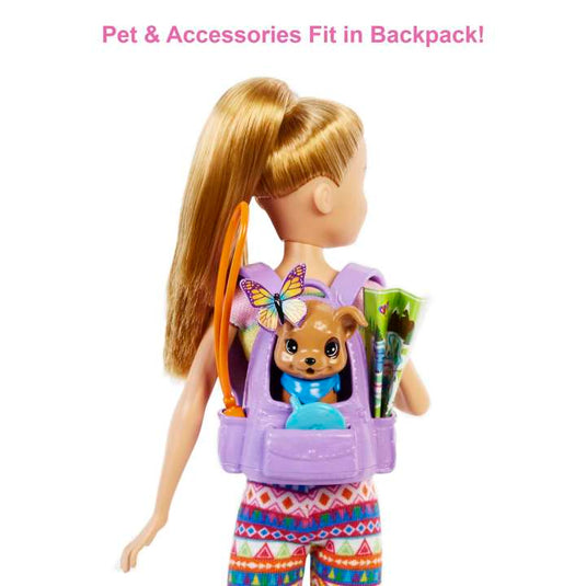 Barbie It Takes Two Stacie Camping Doll With Pet Puppy