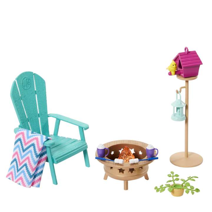 Load image into Gallery viewer, Barbie® Furniture and Accessory Pack, Kids Toys, Backyard Patio
