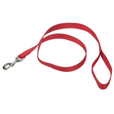 Coastal Single-Ply Nylon Dog Leash (Red) 5/8"x6'