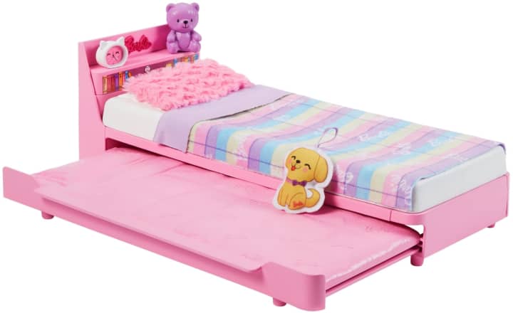 Load image into Gallery viewer, Barbie Furniture For Preschoolers, My First Barbie Bedtime Playset
