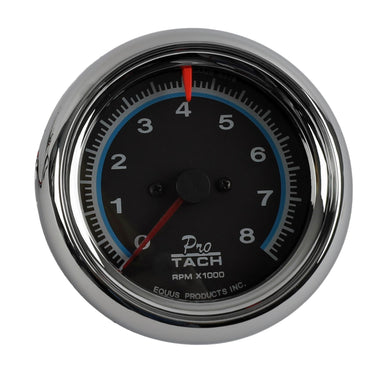 Equus 3-3/8" 6000 Series Chrome Tachometers E6088