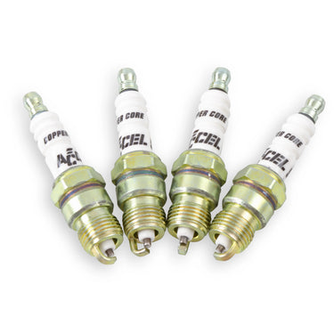 ACCEL HP .46" Reach Copper Spark Plug - Shorty 8-Pack