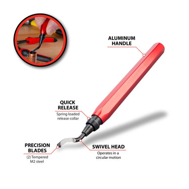 Performance Tool Swivel Head Deburring Tool