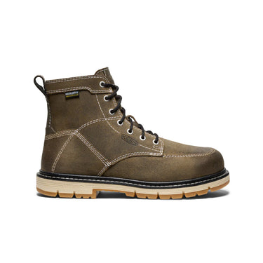 Keen Women's San Jose 6" Waterproof 90° Heel Boot (Aluminum Toe) Steel Grey/Gum 11W