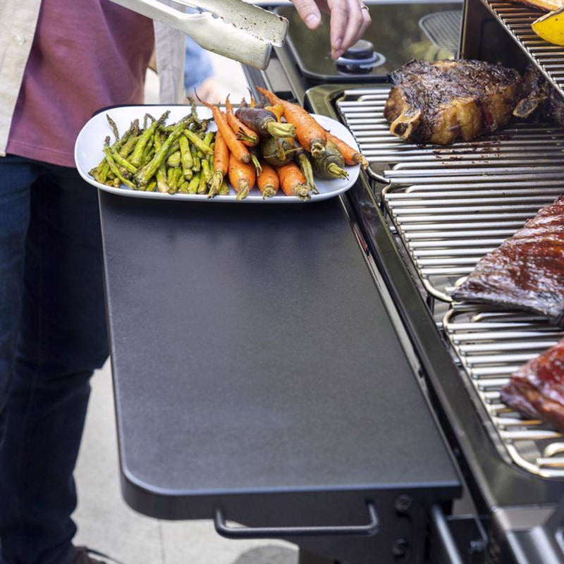 Load image into Gallery viewer, Traeger Pop-And-Lock Front Folding Shelf Steel 7.8&quot; x 10.6&quot; x 33.25&quot;
