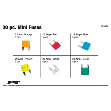 Performance Tool 30 pc. Mini Fuse Assortment