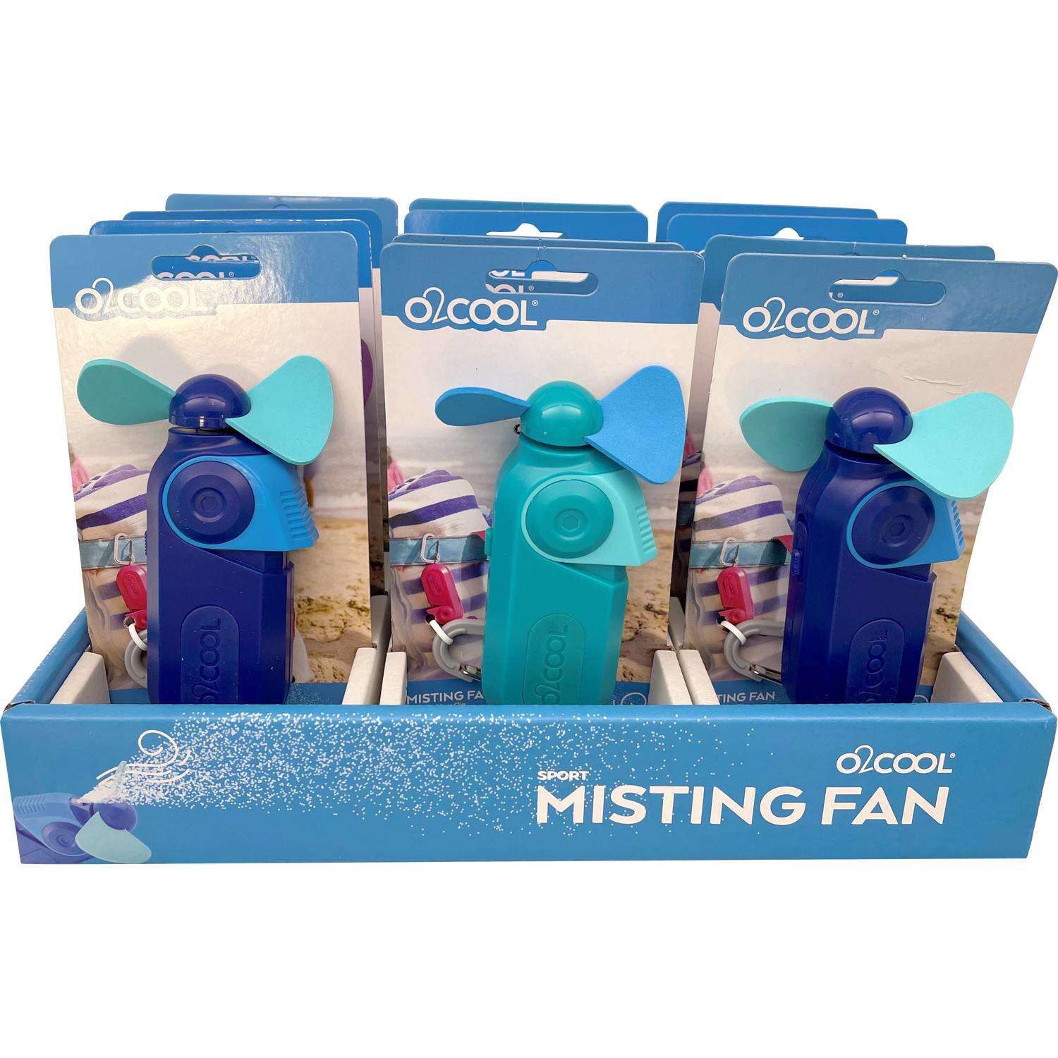 O2 Cool Fan Pocket O2COOL Carabiner Sport Misting Fan - Pocket Sized, Portable On-The-Go ...