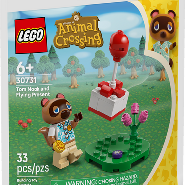 LEGO® Animal Crossing™  Tom Nook and Flying Present