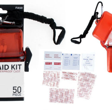 50PC FIRST AID KIT W/CASE