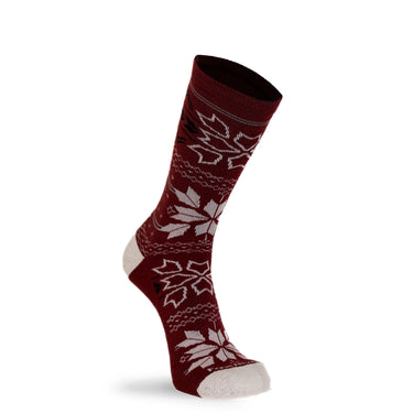 Fox River Fair Isle Medium Weight Crew Hiking Sock (Red) Size S