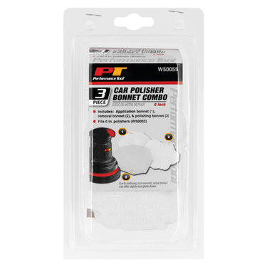 Performance Tool 3 pc. 6" Polishing Bonnets