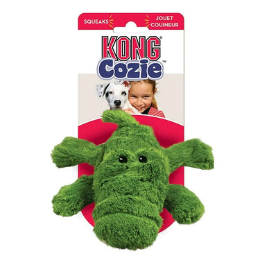 KONG Cozie Ali Alligator Plush Dog Toy