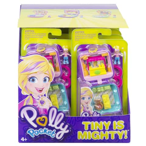 Mattel Polly Pocket Mini Compact Playset Plastic Assorted