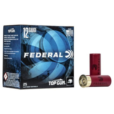 Federal 12ga 2.75" 3DE 1-1/8oz #8 Top Gun Shotshell Ammunition 25rds