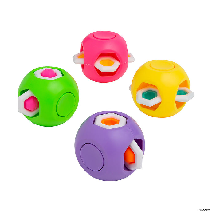 Fidget Popping Spinner Cubes