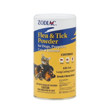 Zodiac Flea and Tick Powder for Dogs and Cats