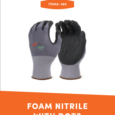 Foam Nitrile With Dots Medium