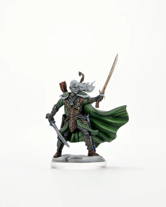 D&D FRAMEWORKS: ELF RANGER MALE - UNPAINTED AND UNASSEMBLED