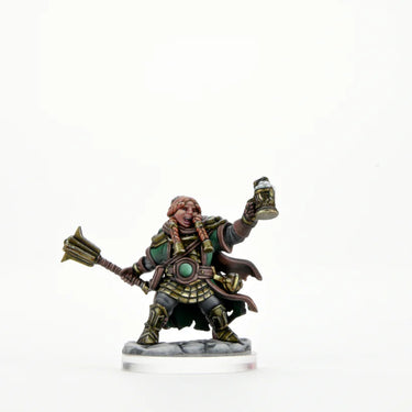 D&D Frameworks: Dwarf Cleric Female - Unpainted And Unassembled