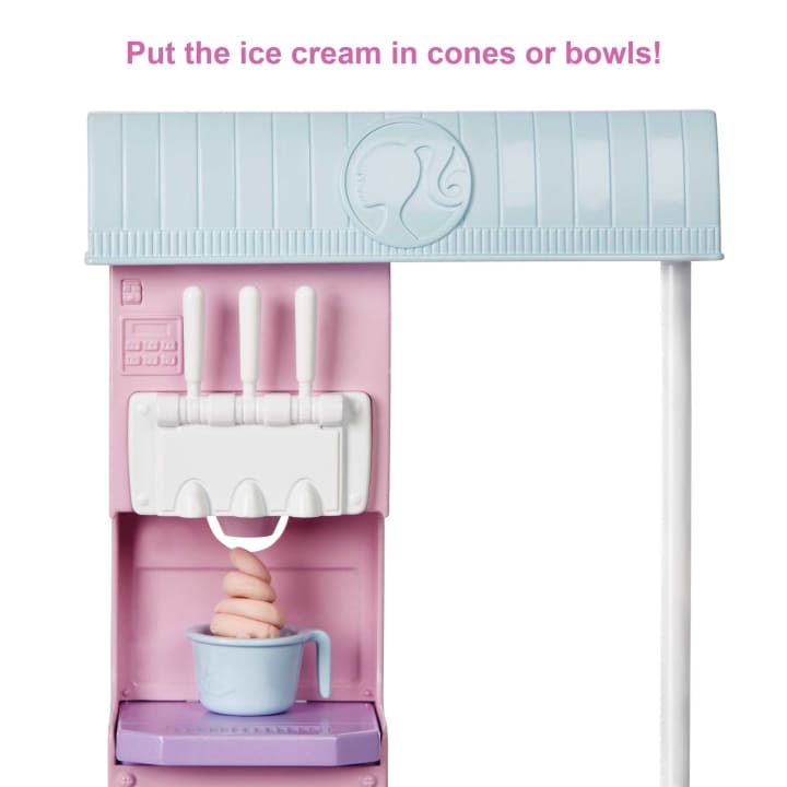 Load image into Gallery viewer, Barbie Ice Cream Shop Playset with Doll
