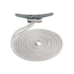 Double Braided Fender Line (1/4"x6') White