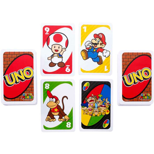 Super Mario Brothers Uno Card Game