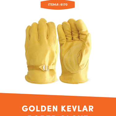 Premium Cowhide Unlined Double Palm Driver Glove Extra Large