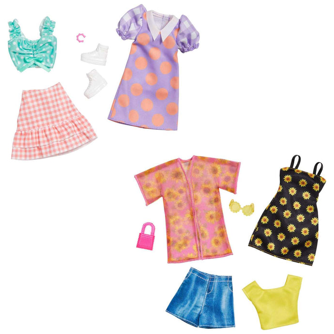 Barbie Clothes - 2 Outfits & 2 Accessories for Barbie Assorted