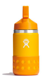 Load image into Gallery viewer, HYDRO FLASK 12 OZ KIDS WIDE MOUTH STRAW LID AND BOOT CANARY
