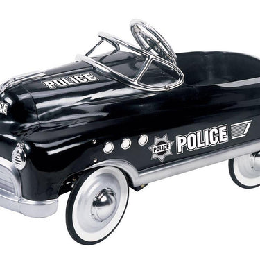COMET POLICE PEDAL CAR BLACK (In Store Only)