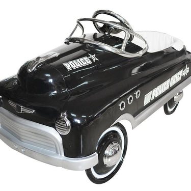 COMET POLICE PEDAL CAR BLACK (In Store Only)