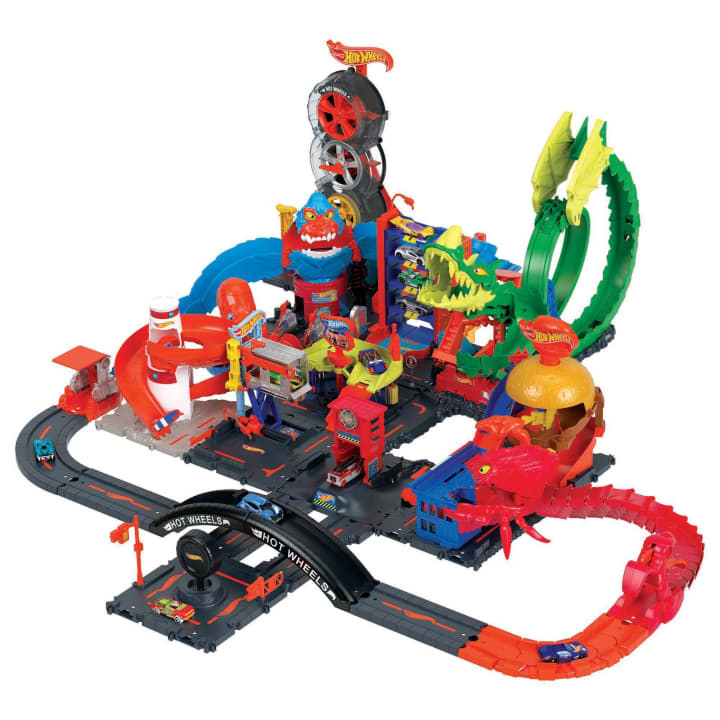 Load image into Gallery viewer, Hot Wheels City Downtown Car Park Playset
