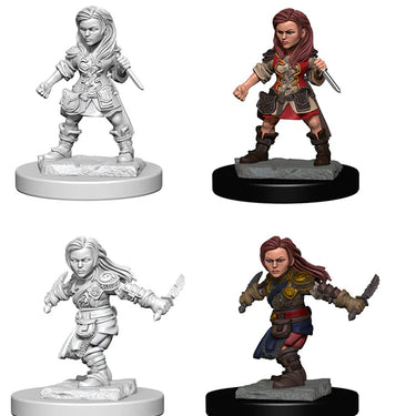 Dungeons & Dragons: Nolzur's Marvelous Unpainted Miniatures - W01 Halfling Female Rogue