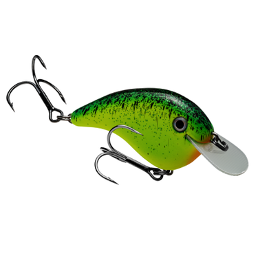 Strike King Chick Magnet Flatside (Chartreuse with Blue/Black Splatterback)