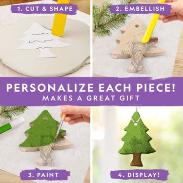 National Geographic Ornament Air-Dry Clay Kit
