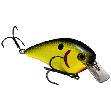 Strike King Square Bill 2.5 (Black Back Chartreuse)