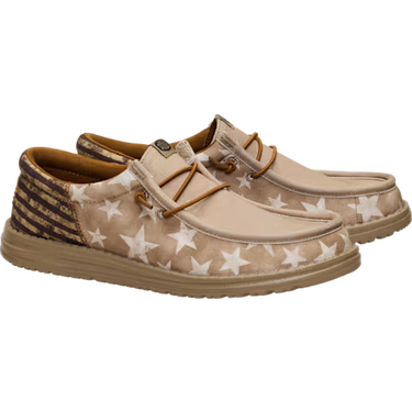 HEYDUDE Wally Funk Patriot Shoe (Sepia Tint/Multi) Size Men's 8