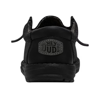 HEYDUDE Wally Youth Basic Shoe (Black) Size C12