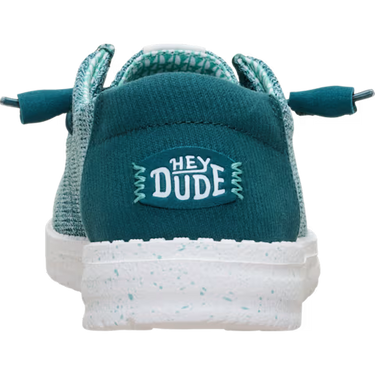HEYDUDE Wendy Stretch Sox Shoe (Deep Teal) Size Women's 7