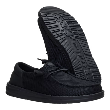 HEYDUDE Wendy Funk Mono Wide Shoe (Black) Size Women's 6