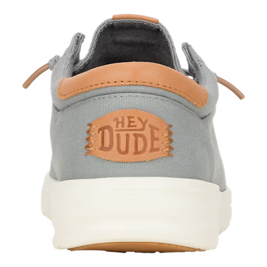HEYDUDE Paul Canvas Shoe (Monument Grey) Size Men's 8