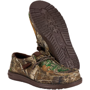 HEYDUDE Wally Realtree Edge® Shoe (Brown/Natural) Size Men's 10