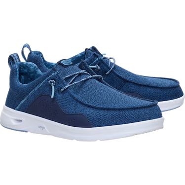 HEYDUDE Wally Hey2O Mesh Shoe (Navy Blazer/White) Men's 8