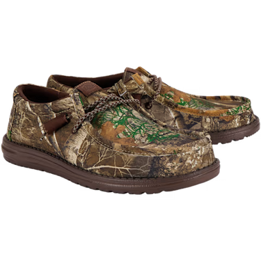 HEYDUDE Wally Realtree Edge® Shoe (Brown/Natural) Size Men's 10