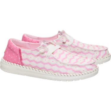 HEYDUDE Wendy Funk Teton Shoe (Wild Pink/Multi) Size Women's 6