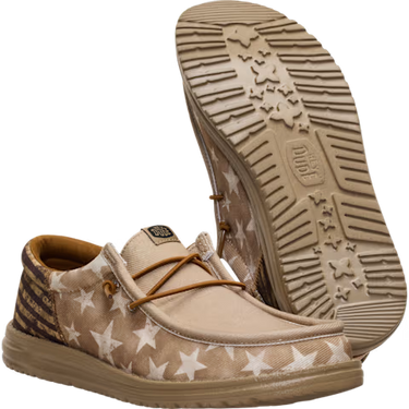 HEYDUDE Wally Funk Patriot Shoe (Sepia Tint/Multi) Size Men's 8