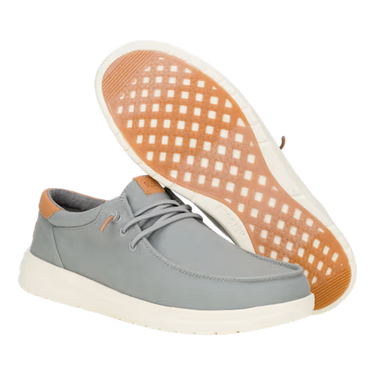 HEYDUDE Paul Canvas Shoe (Monument Grey) Size Men's 8