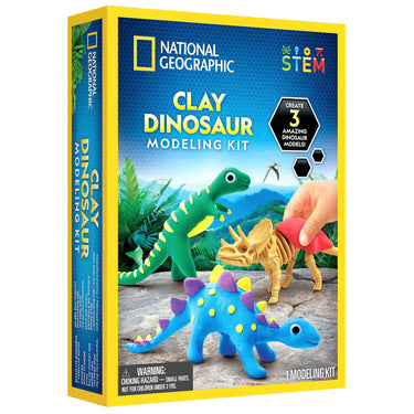 National Geographic Clay Dinosaur Modeling Kit